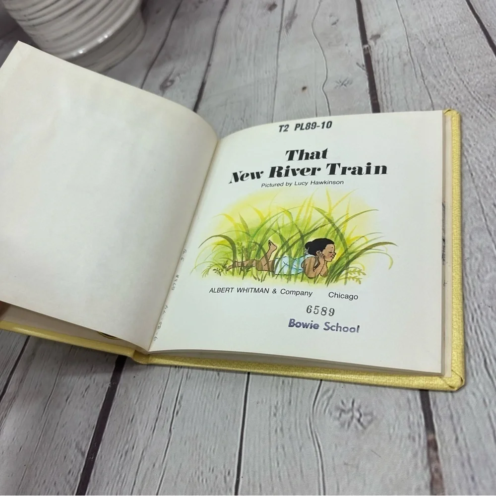vintage 1970 hard cover That New River Train children's Book